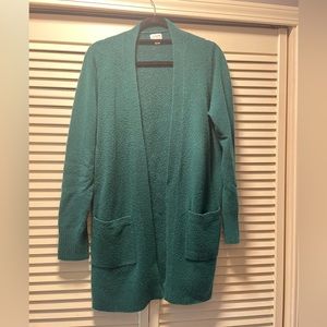 J. Crew Emerald Green Cardigan Sweater, women’s size medium